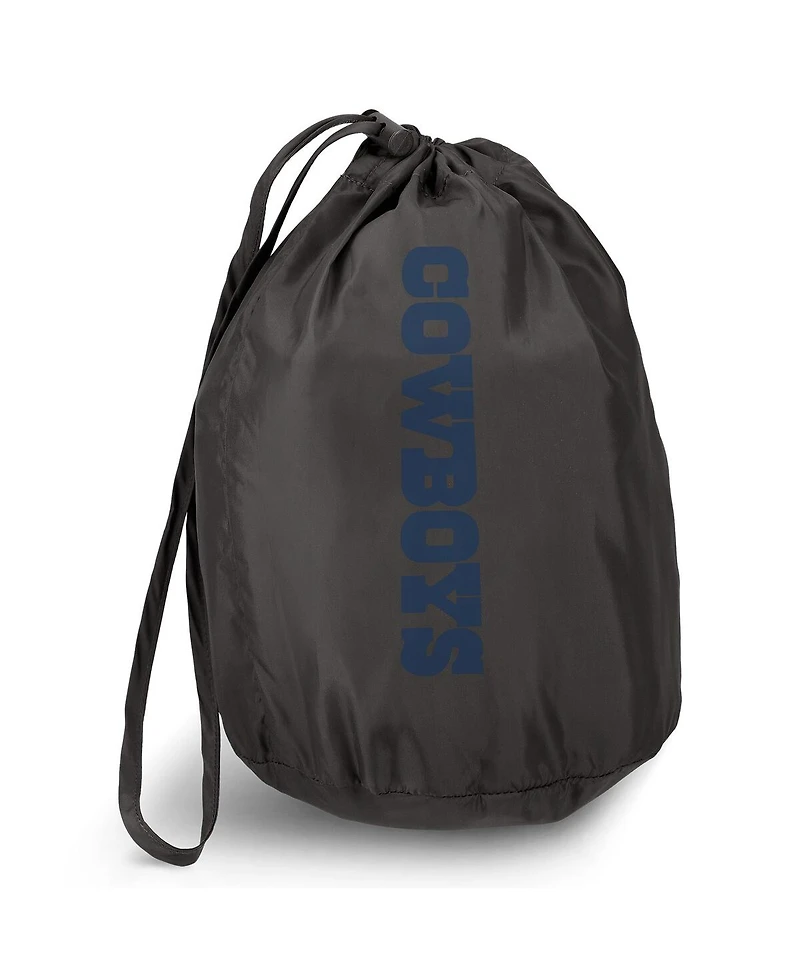 Darius Rucker Collection by Fanatics x Nfl Men's Gray Dallas Cowboys Packable Full-Zip Vest with Travel Bag