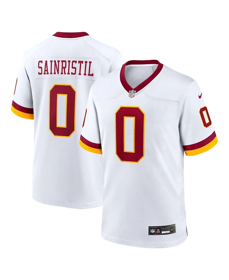 Nike Men's Mike Sainristil White Washington Commanders Game Super Bowl Era Jersey