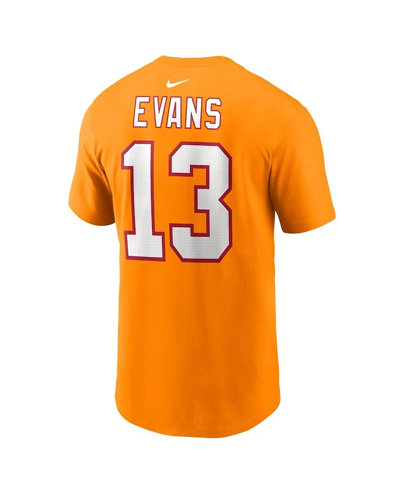 Nike Men's Mike Evans Orange Tampa Bay Buccaneers Player Name Number T-Shirt
