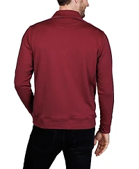 Tailorbyrd Men's Textured Knit Performance Quarter Zip