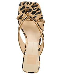 Dolce Vita Women's Brevel Thong Low Block Heel Dress Sandals