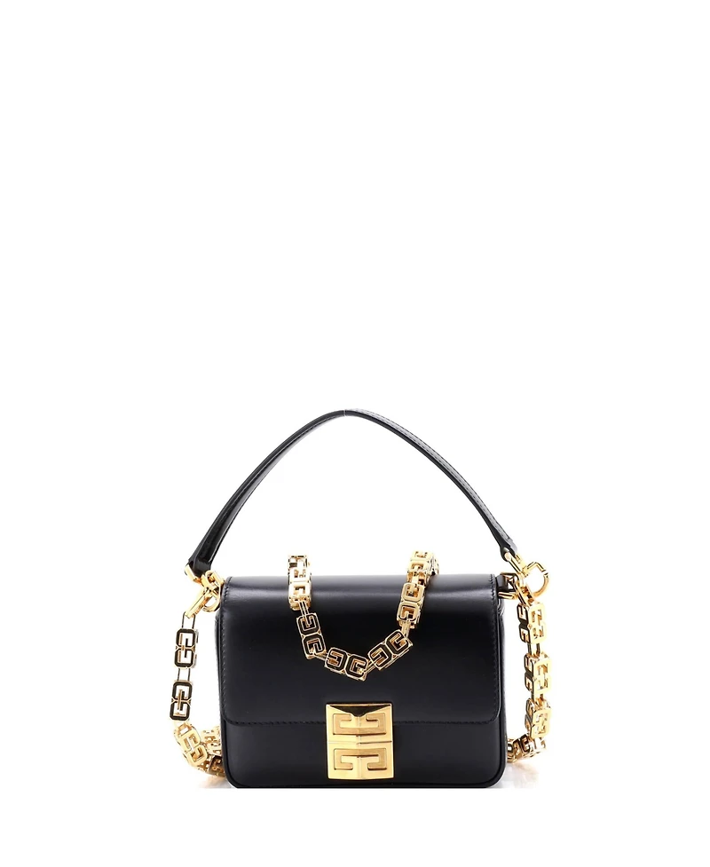 Pre-Owned Givenchy Small 4G Cube Chain Top Handle Bag Leather