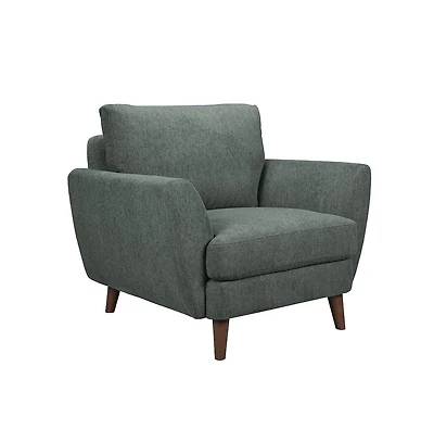 Burnside Contemporary Upholstered Chair, Green