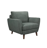 Burnside Contemporary Upholstered Chair, Green