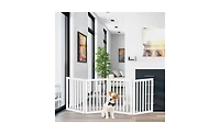 Pet Adobe 4-Panel Indoor Foldable Pet Gate