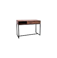 Porter Designs Lakewood Solid Acacia Wood Console Table, Brown
