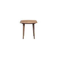 Porter Designs Fusion Solid Sheesham Wood End Table, Natural