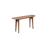 Porter Designs Fusion Solid Sheesham Wood Console Table, Natural