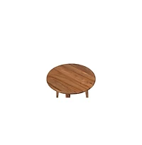 Porter Designs Urban Solid Sheesham Wood End Table, Natural
