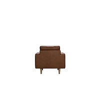 Glisan Full-Grain Leather Chair, Brown