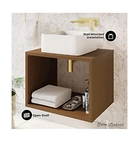 Swiss MadisonConcorde 24'' Wall-Hung Vanity In Oak