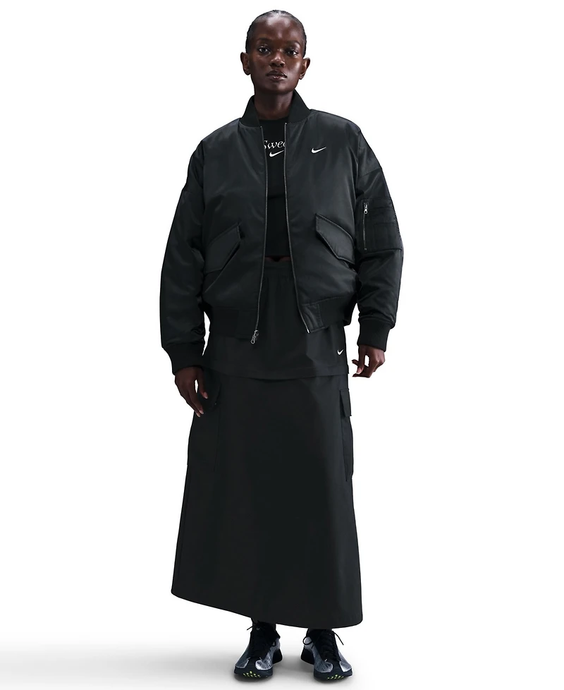 Nike Women's Sportswear Therma-Fit Reversible Bomber Jacket