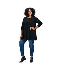 Avenue Women's Alina Hacci Zip Detail Tunic