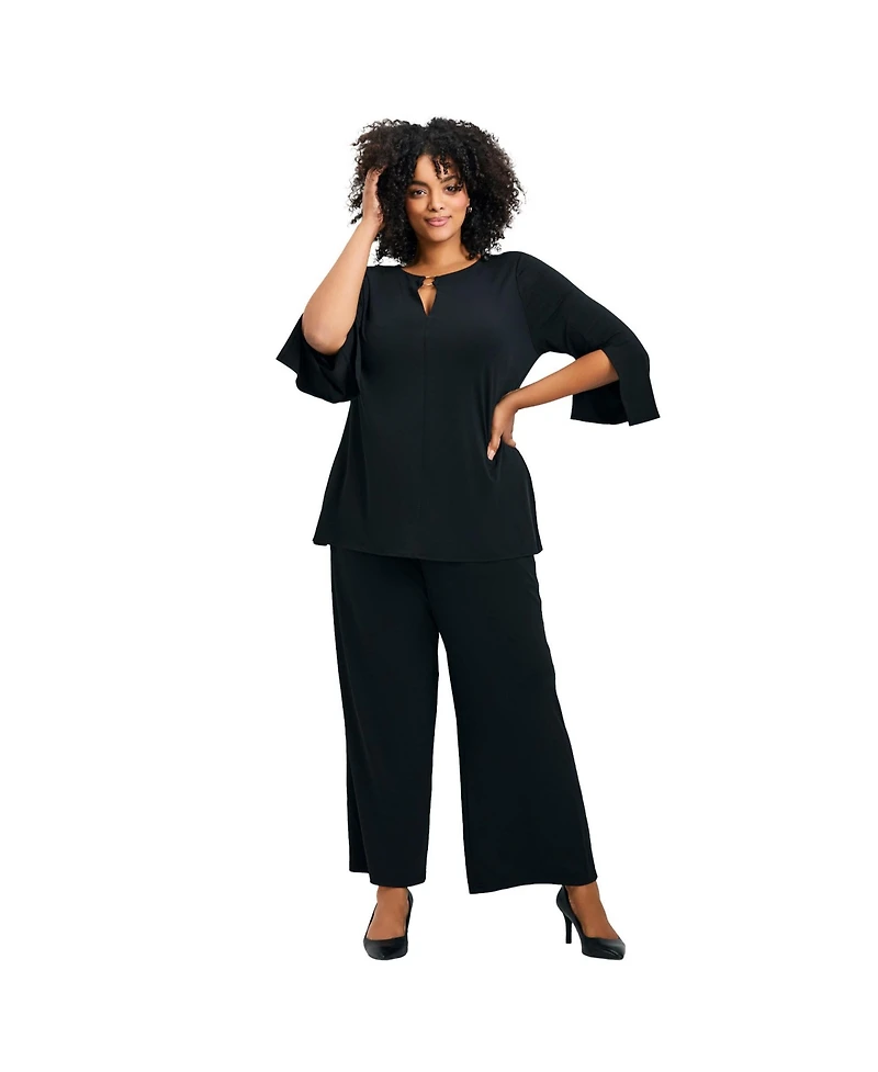 Avenue Women's Audrey Ring Detail Top