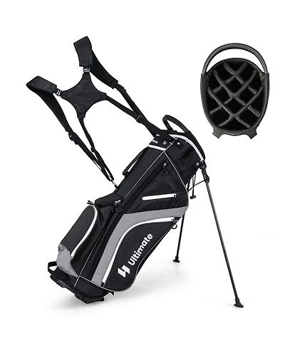 Lightweight Golf Stand Bag with 14 Way Top Dividers and 6 Pockets