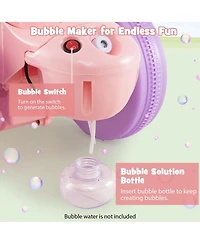 6V Kids Electric Ride on Motorcycle with Bubble Maker and Music