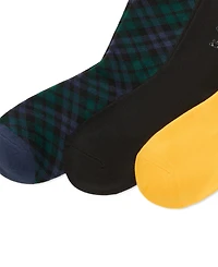 Polo Ralph Lauren Women's 3-Pack Embroidered Crew Socks