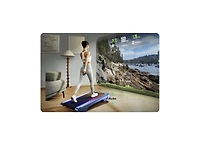 Under Desk Treadmill with Incline, Urevo 14% Max Incline Walking Pad, 2-in-1 Treadmill for Home Office, Extended Walking Surface, Quiet Motor, App Con