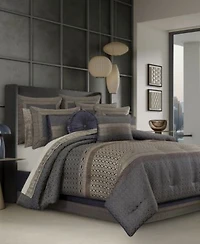 J Queen New York Alaro Geometric Comforter Sets