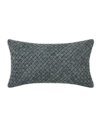 J Queen New York Parallel Woven Chenille Boudoir Decorative Pillow, 12" x 21"