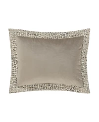 J Queen New York Habitat Embossed Boudoir Decorative Pillow, 12" x 16"