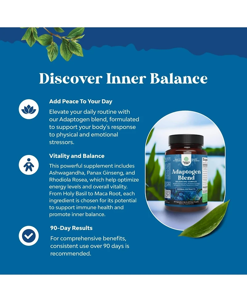 Adaptogen Blend Capsule, 120ct