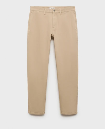 Mango Men's Regular Fit Cotton Jeans