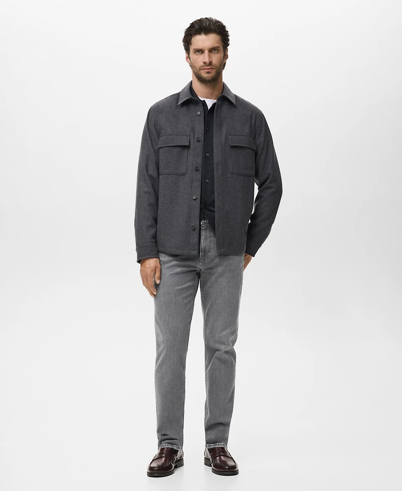 Mango Men's Slim Fit Ultra Soft Touch Patrick Jeans