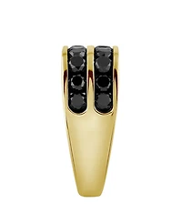 Macy's Men's Diamond Ring (3 ct. t.w.) in Silver Rhodium with Yellow Plating