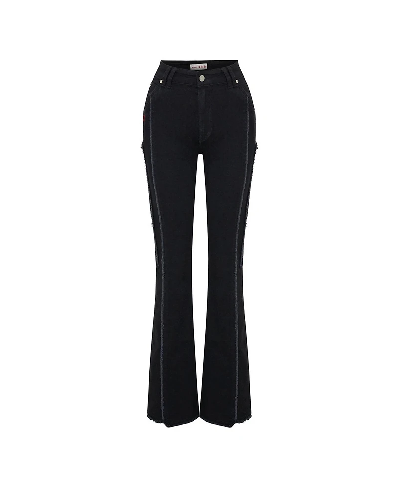 Pcfg Women's Flare Denim Pant