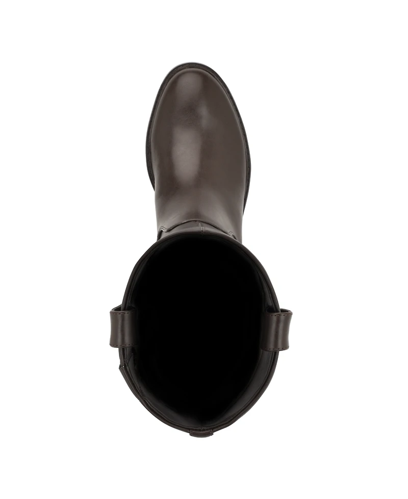 Nine West Women's Leigha Tall Block Heel Riding Boots