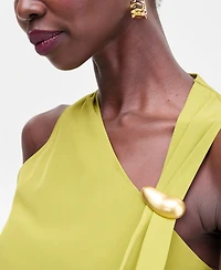 I.n.c. International Concepts Women's Sleeveless Scarf Top, Macy's Exclusive