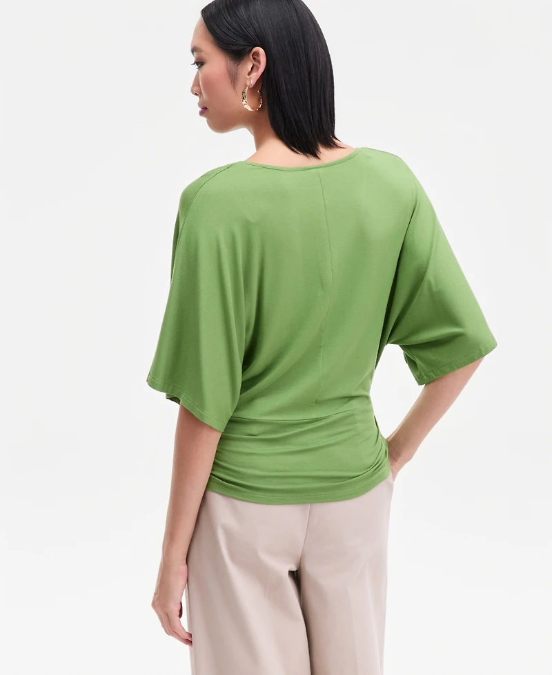 I.n.c. International Concepts Women's V-Neck Dolman-Sleeve Top, Exclusively at Macy's