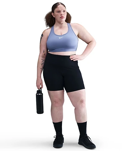 Nike Plus Active Medium-Support Padded Logo Sports Bra