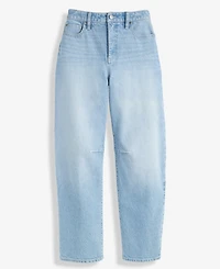 I.n.c. International Concepts Women's High-Rise Barrel-Leg Jeans, Macy's Exclusive