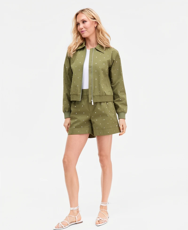 I.n.c. International Concepts Women's Studded Shorts, Macy's Exclusive