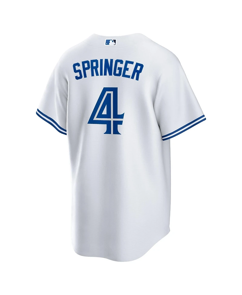 Nike Men's George Springer White Toronto Blue Jays 2025 World Series Home Replica Player Jersey