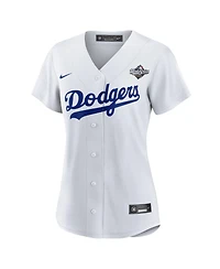 Nike Women's Enrique Hernandez White Los Angeles Dodgers 2025 World Series Home Replica Player Jersey