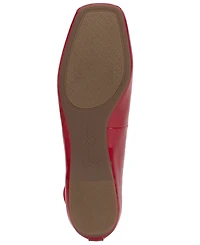 Jessica Simpson Women's Mandalaye Elastic Criss-Cross Ankle Strap Ballet Flats