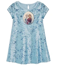 Kate Mack Girls 2T-6X Frozen Sequin Dress