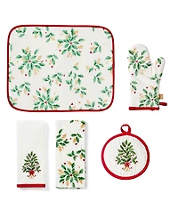 Lenox Holiday Cotton Kitchen Gift Set of 5 Pieces
