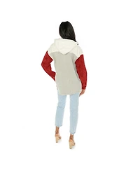 Gameday Couture Women's Red Ole Miss Rebels Vintage Wash Corduroy Full-Snap Hooded Jacket