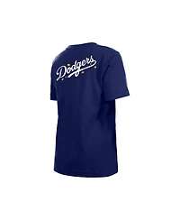 New Era Big Boys and Girls Royal Los Angeles Dodgers Stars Cap T-Shirt