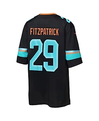 Nike Big Boys and Girls Minkah Fitzpatrick Pitch Blue Miami Dolphins 2025 Rivalries Collection Game Jersey