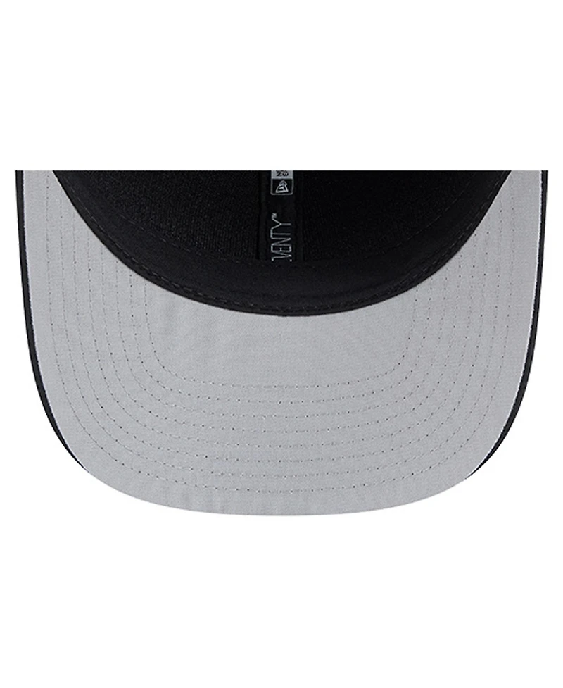 New Era Men's Black Cincinnati Bengals Script 9SEVENTY Adjustable Hat