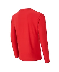 Concepts Sport Men's 2-Piece Scarlet San Francisco 49ers Chestnut Long Sleeve Top and Pants Set