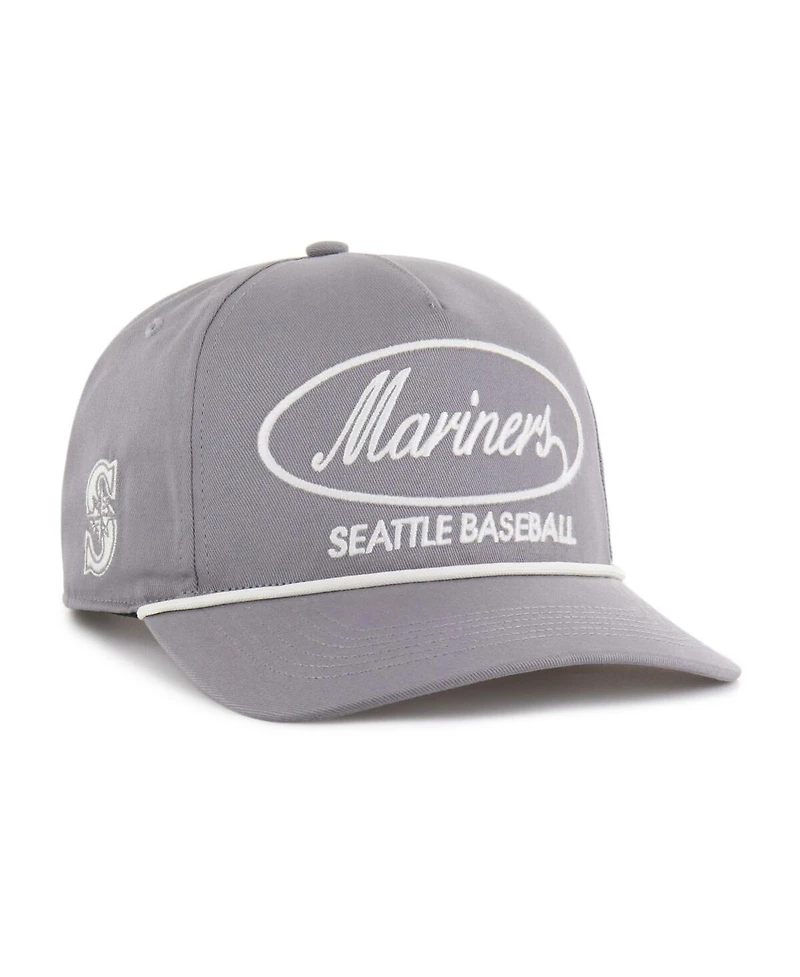 '47 Brand Men's Gray Seattle Mariners Foundational Hitch Adjustable Hat