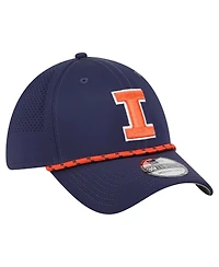 New Era Men's Navy Illinois Fighting Illini Rope 39THIRTY Flex Hat