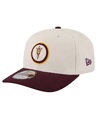 New Era Men's Cream/Maroon Arizona State Sun Devils Loyal Corduroy 9SEVENTY Adjustable Hat