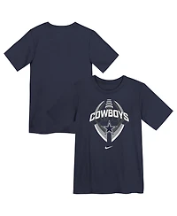 Nike Preschool Navy Dallas Cowboys Icon Legend Dri-fit T-Shirt